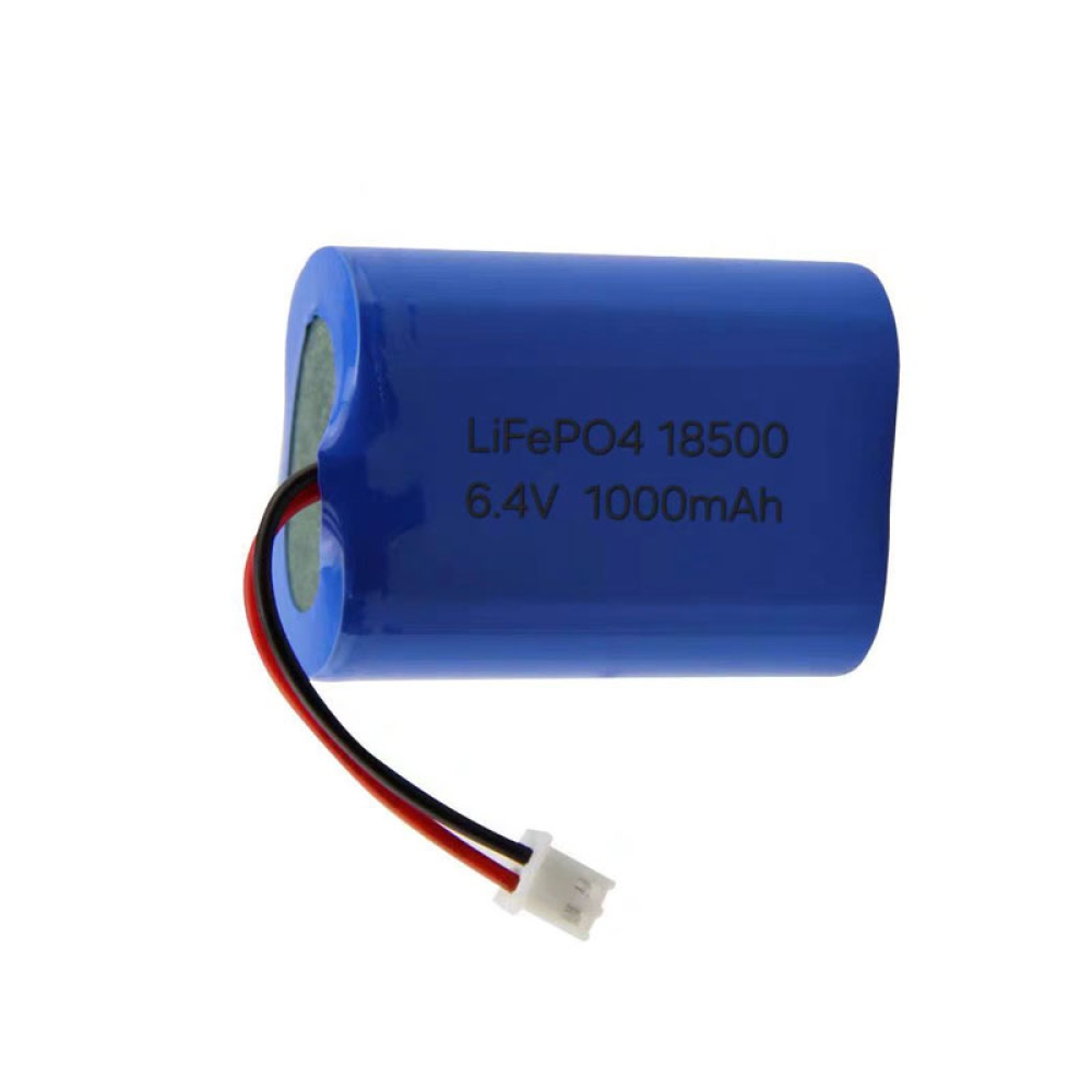 6.4V 1000mAh 18500 LiFePO4 Battery Pack