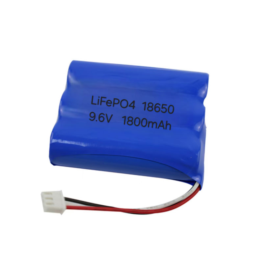 9.6V 1800mAh 18650 LiFePO4 Battery Pack